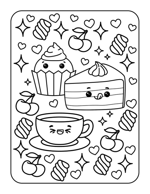 190+ Kawaii Sanrio Characters Coloring Pages Printable 21