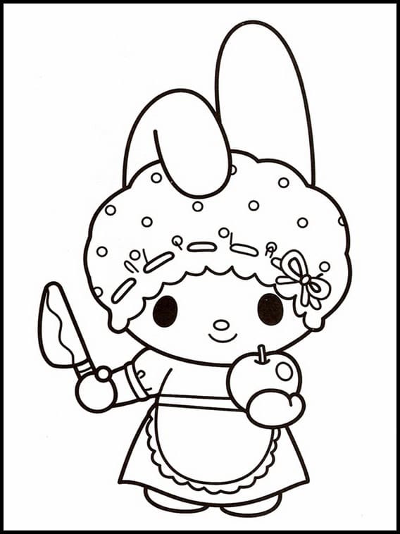 190+ Kawaii Sanrio Characters Coloring Pages Printable 25