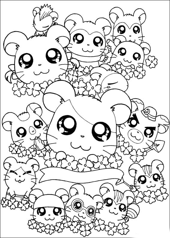 190+ Kawaii Sanrio Characters Coloring Pages Printable 32