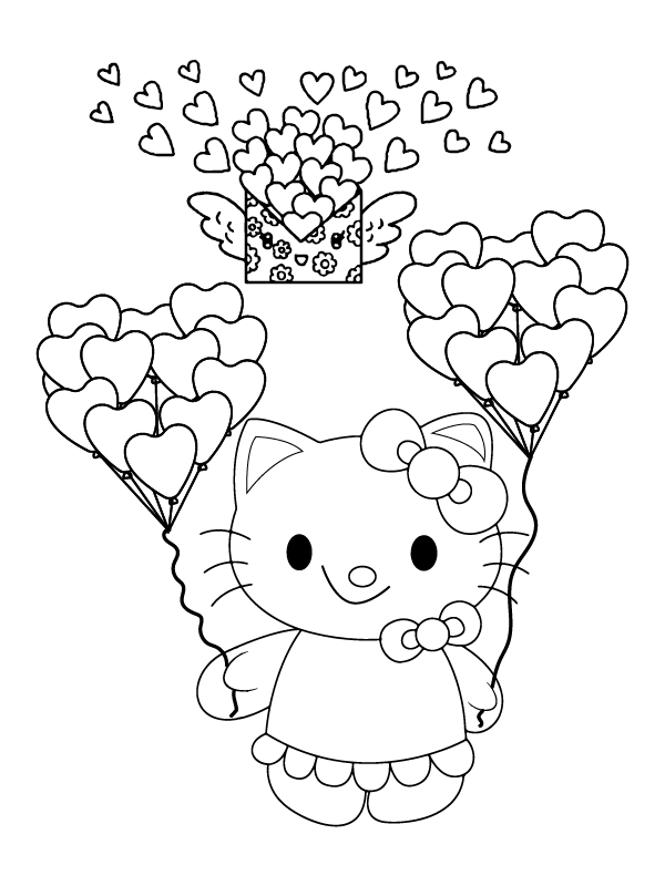 190+ Kawaii Sanrio Characters Coloring Pages Printable 39