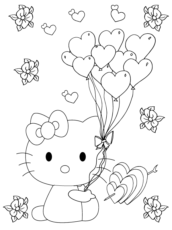 190+ Kawaii Sanrio Characters Coloring Pages Printable 40