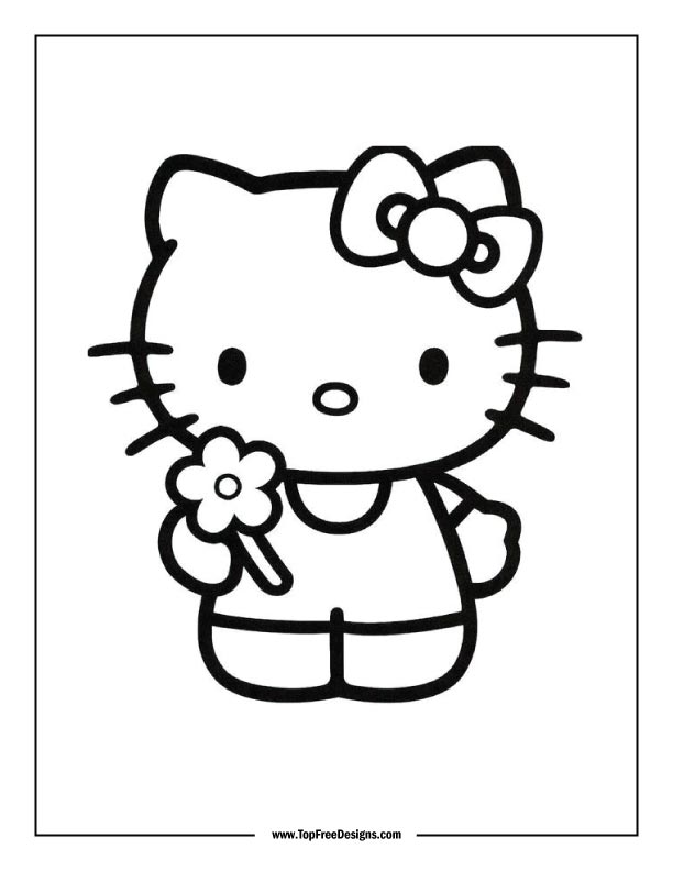 190+ Kawaii Sanrio Characters Coloring Pages Printable 43