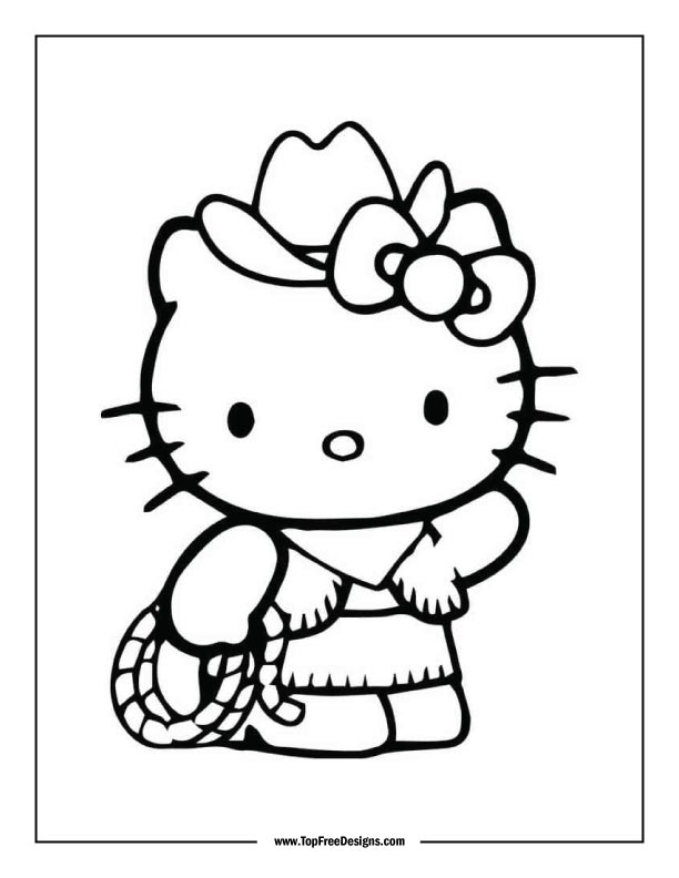 190+ Kawaii Sanrio Characters Coloring Pages Printable 46