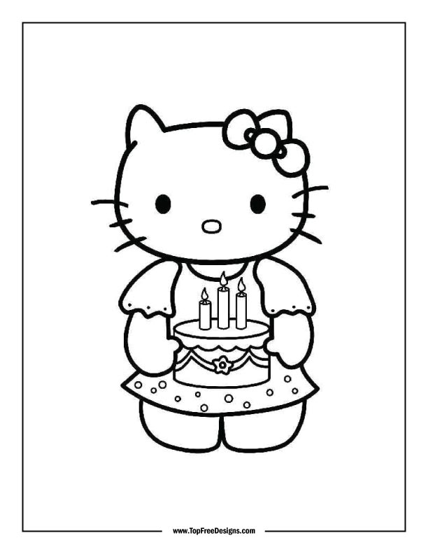 190+ Kawaii Sanrio Characters Coloring Pages Printable 47