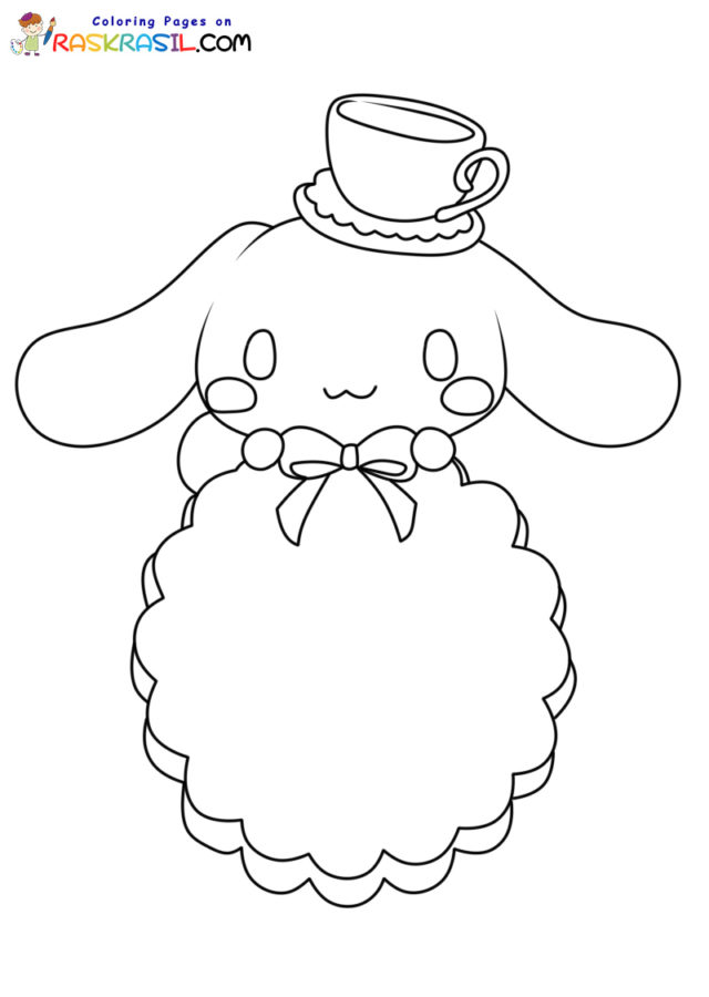 190+ Kawaii Sanrio Characters Coloring Pages Printable 60