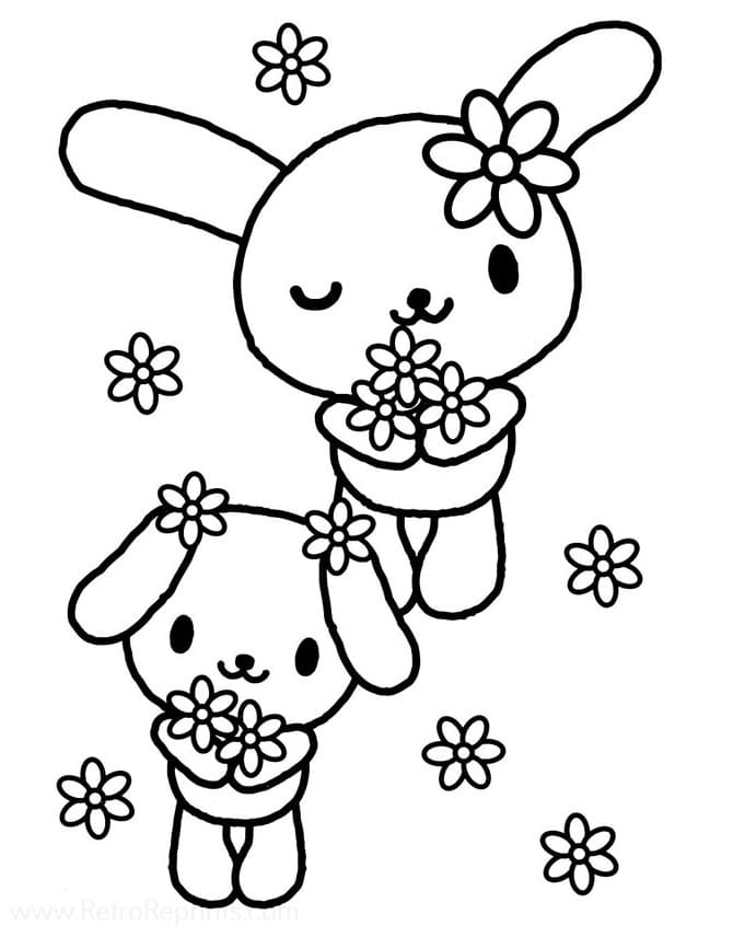 190+ Kawaii Sanrio Characters Coloring Pages Printable 62