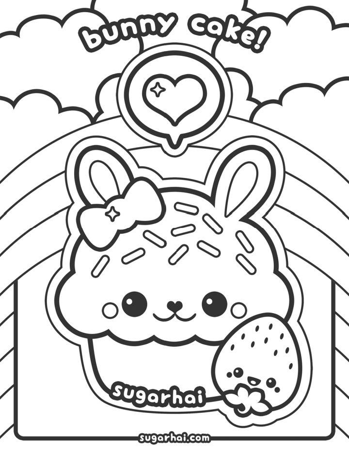 190+ Kawaii Sanrio Characters Coloring Pages Printable 79