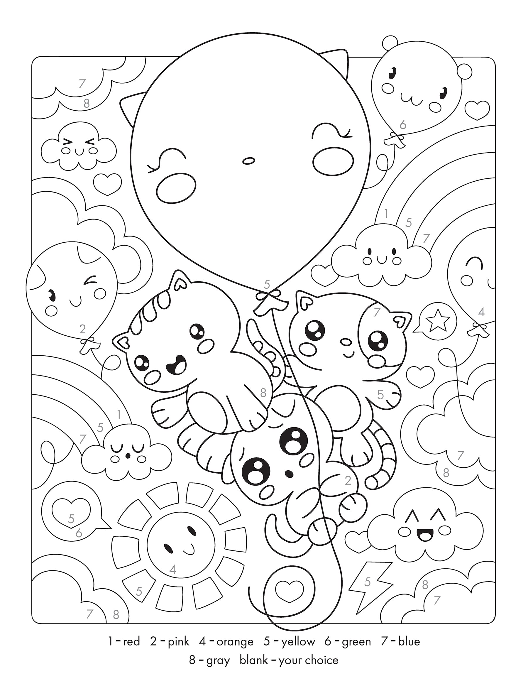 190+ Kawaii Sanrio Characters Coloring Pages Printable 94