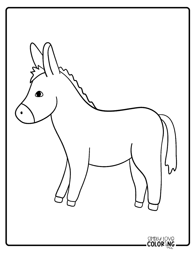 191 Desert Animals Coloring Pages for Kids Printable 110