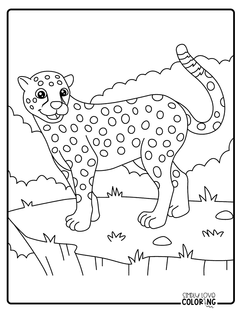 191 Desert Animals Coloring Pages for Kids Printable 13