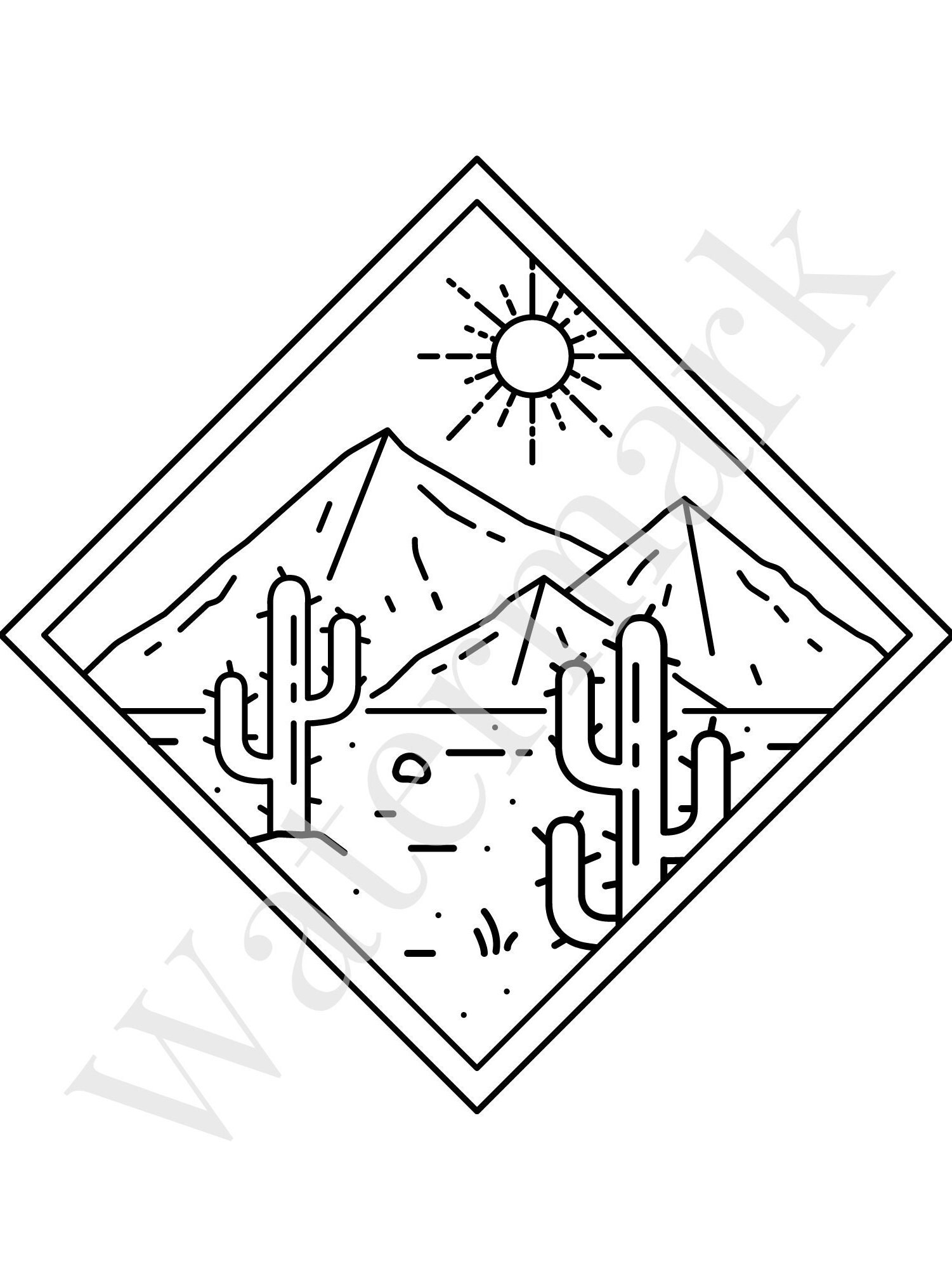 191 Desert Animals Coloring Pages for Kids Printable 134