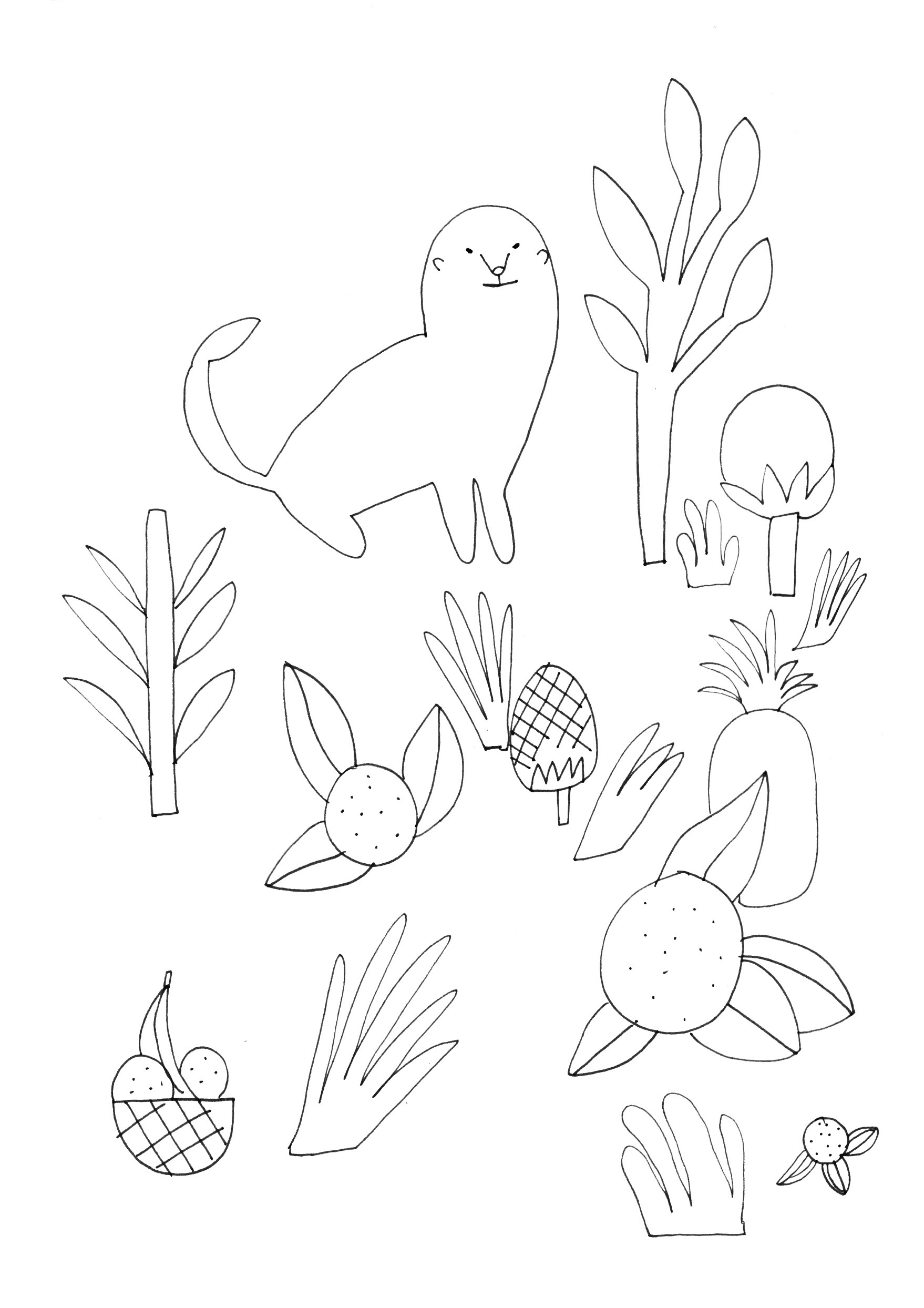 191 Desert Animals Coloring Pages for Kids Printable 174