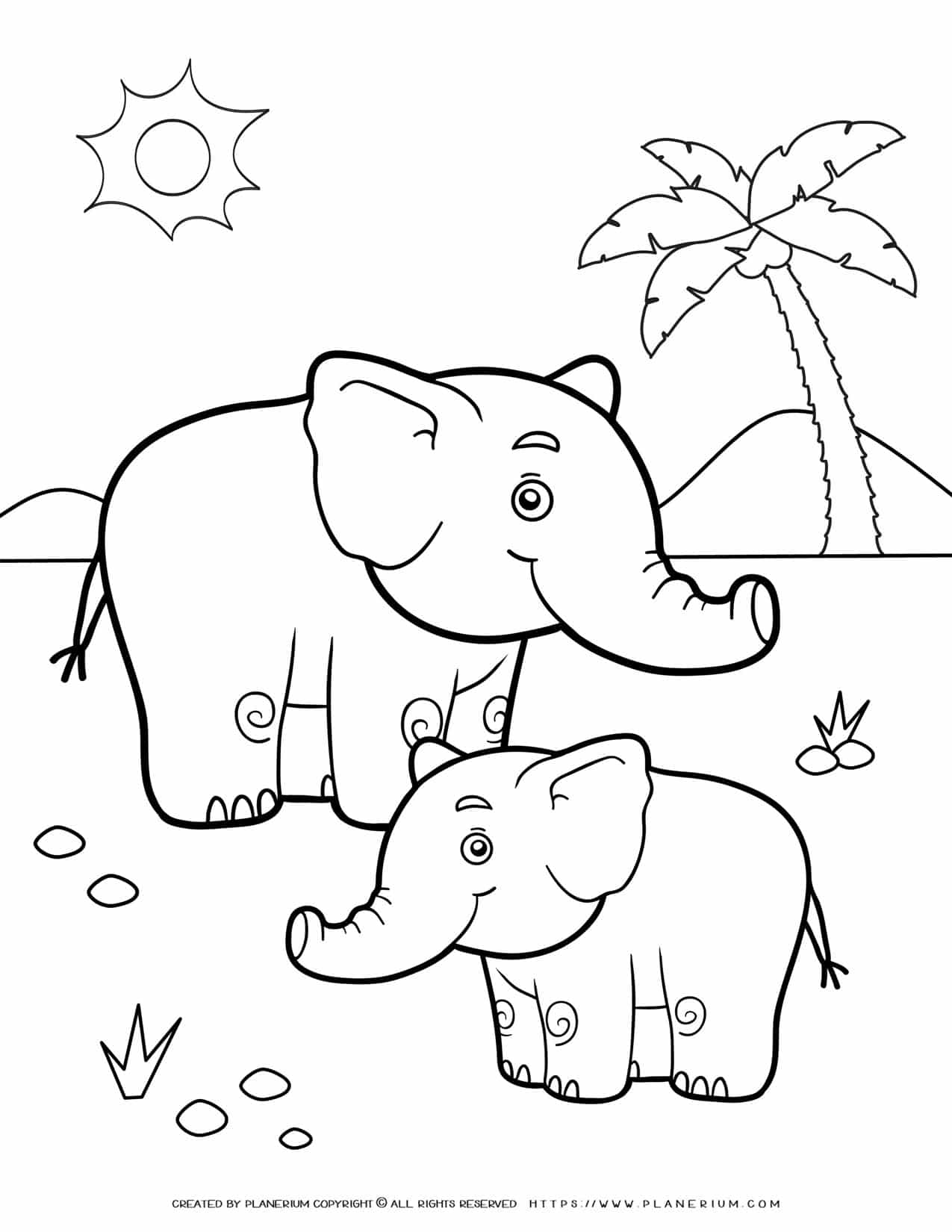 191 Desert Animals Coloring Pages for Kids Printable 186