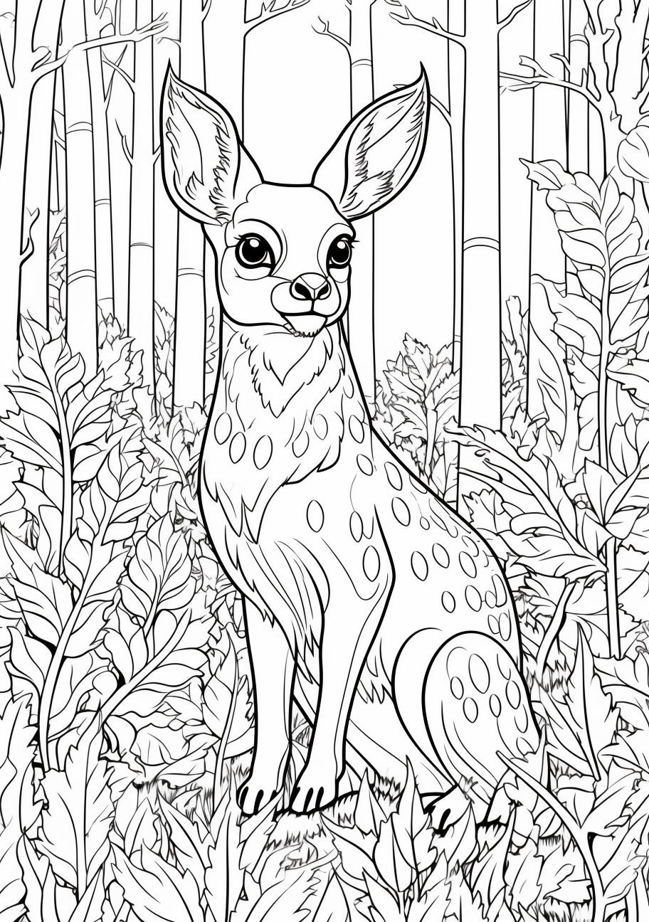 191 Desert Animals Coloring Pages for Kids Printable 24