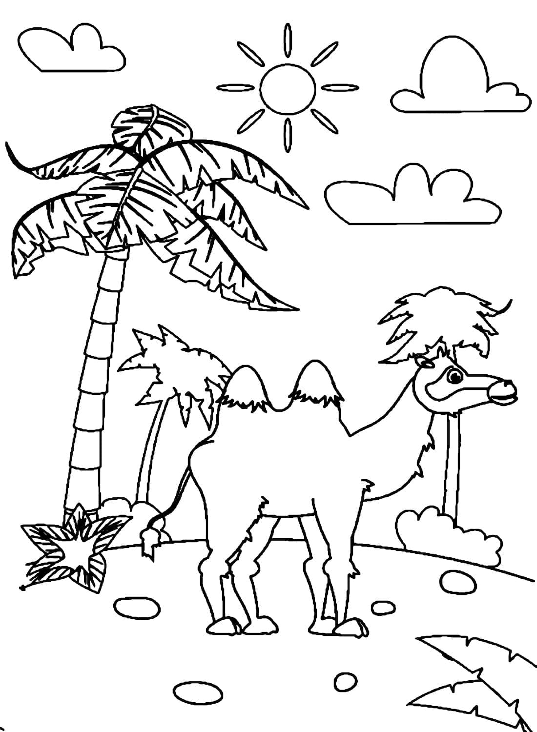 191 Desert Animals Coloring Pages for Kids Printable 27