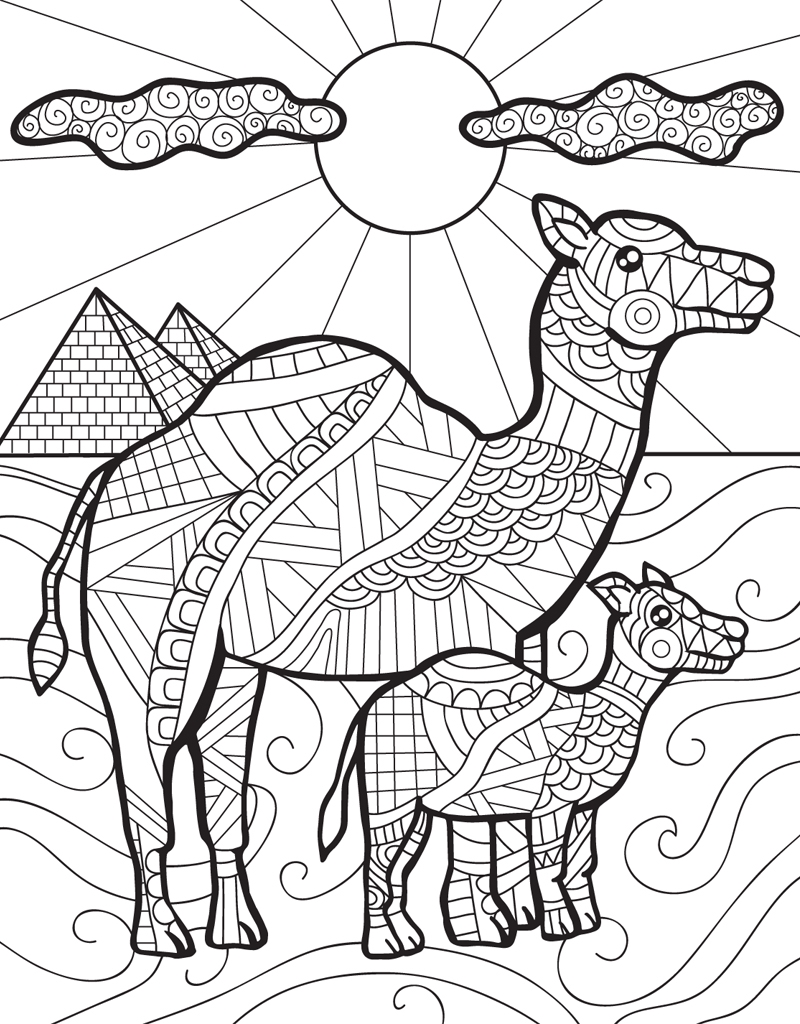 191 Desert Animals Coloring Pages for Kids Printable 33