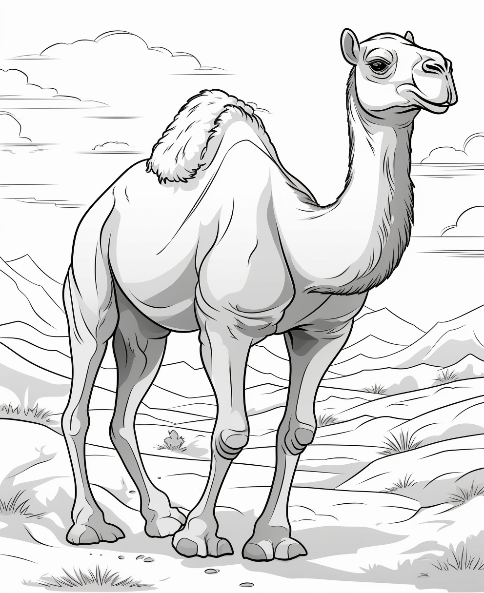 191 Desert Animals Coloring Pages for Kids Printable 73