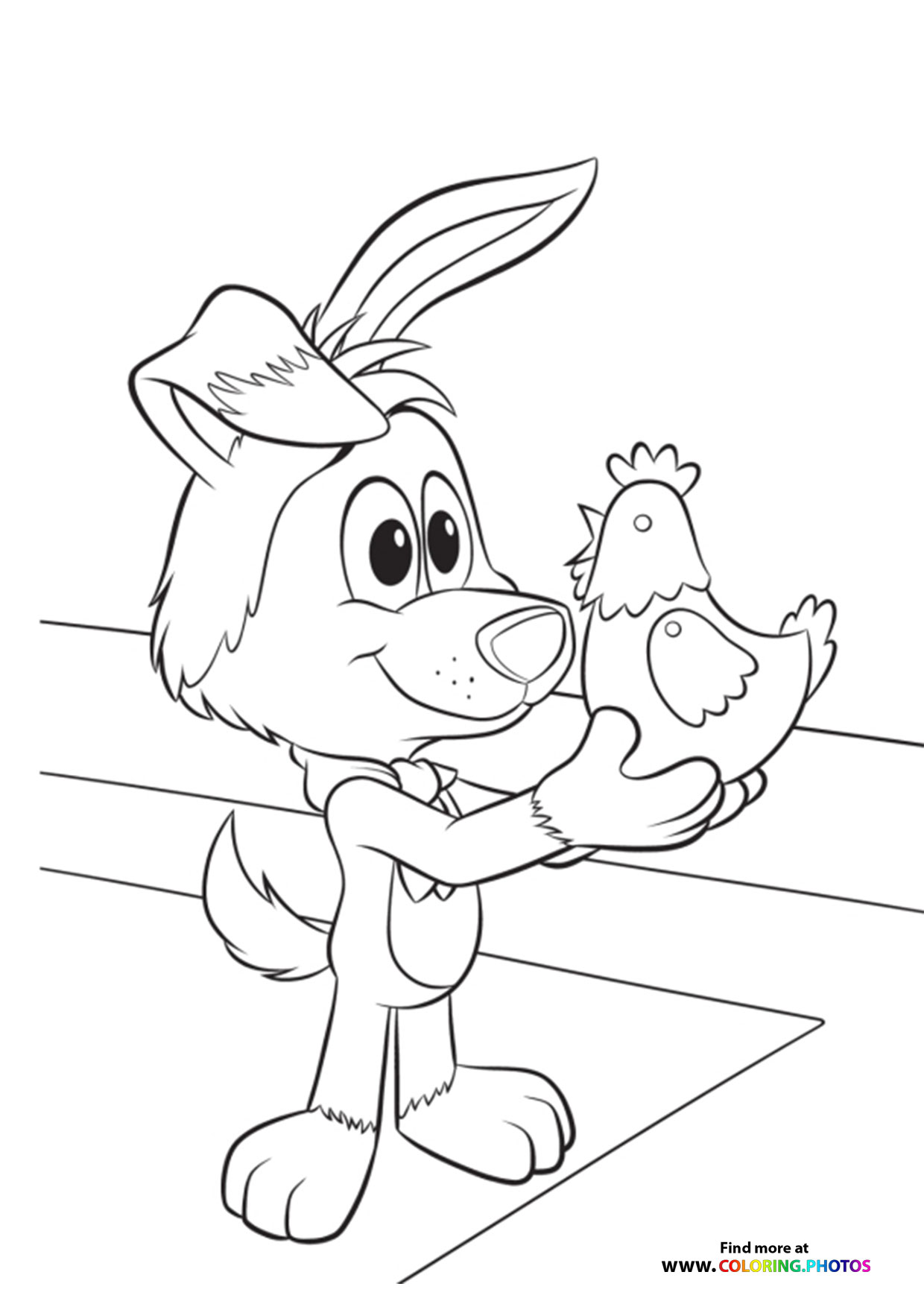 192+ Chicken Easter Coloring Pages Printable 114