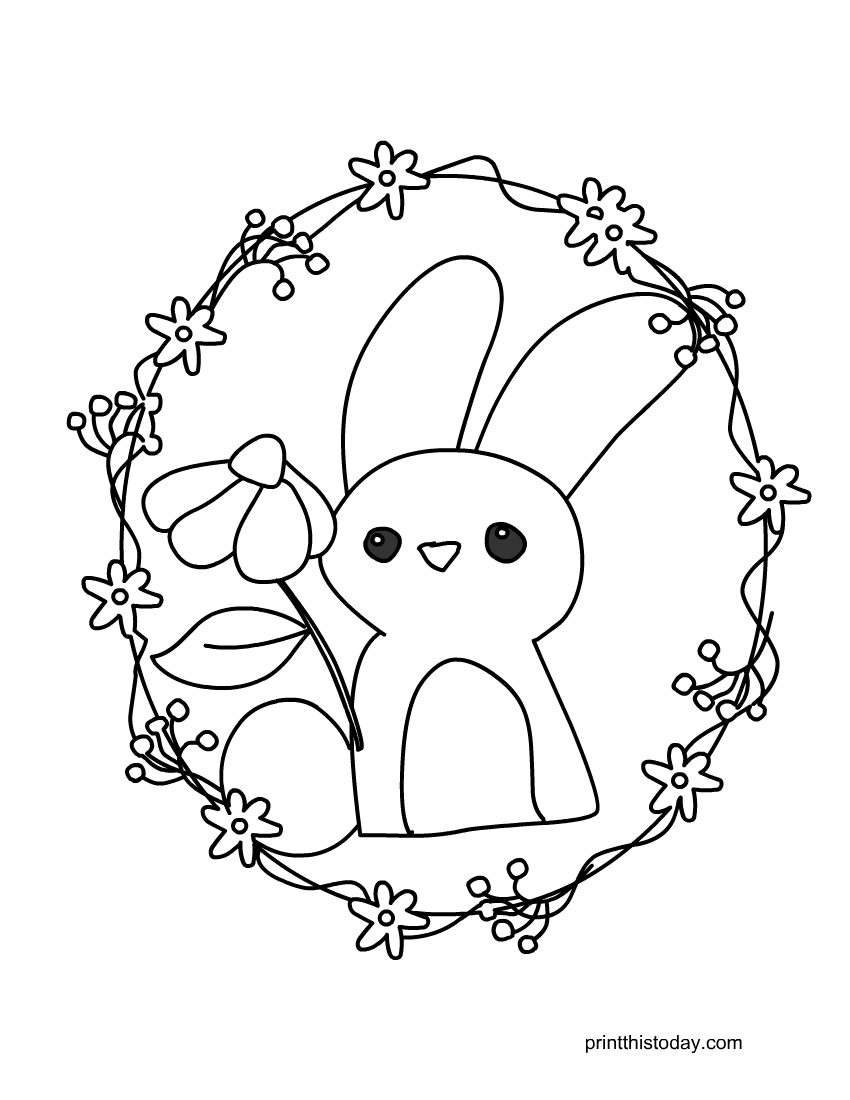 192+ Chicken Easter Coloring Pages Printable 117