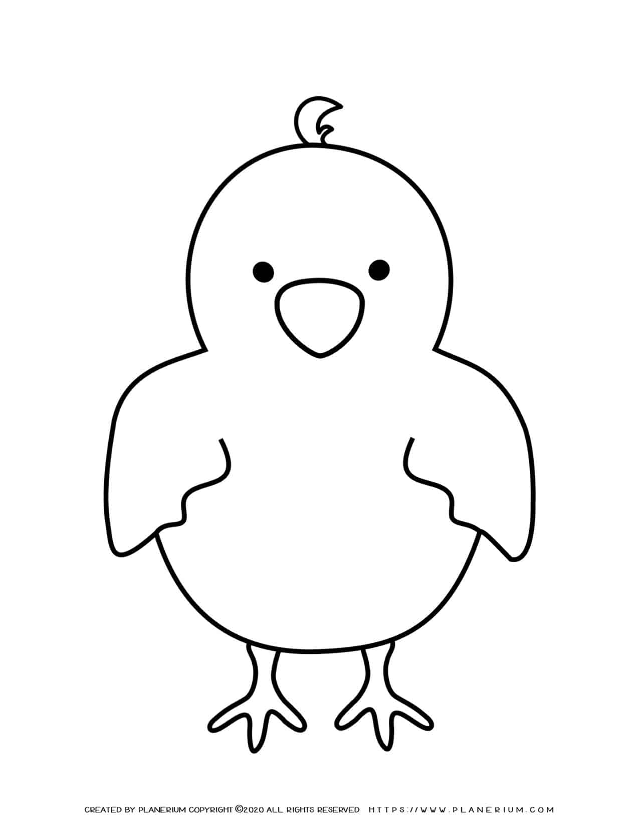 192+ Chicken Easter Coloring Pages Printable 127