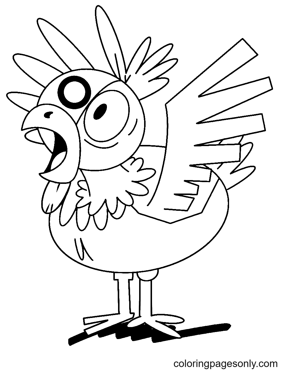 192+ Chicken Easter Coloring Pages Printable 129