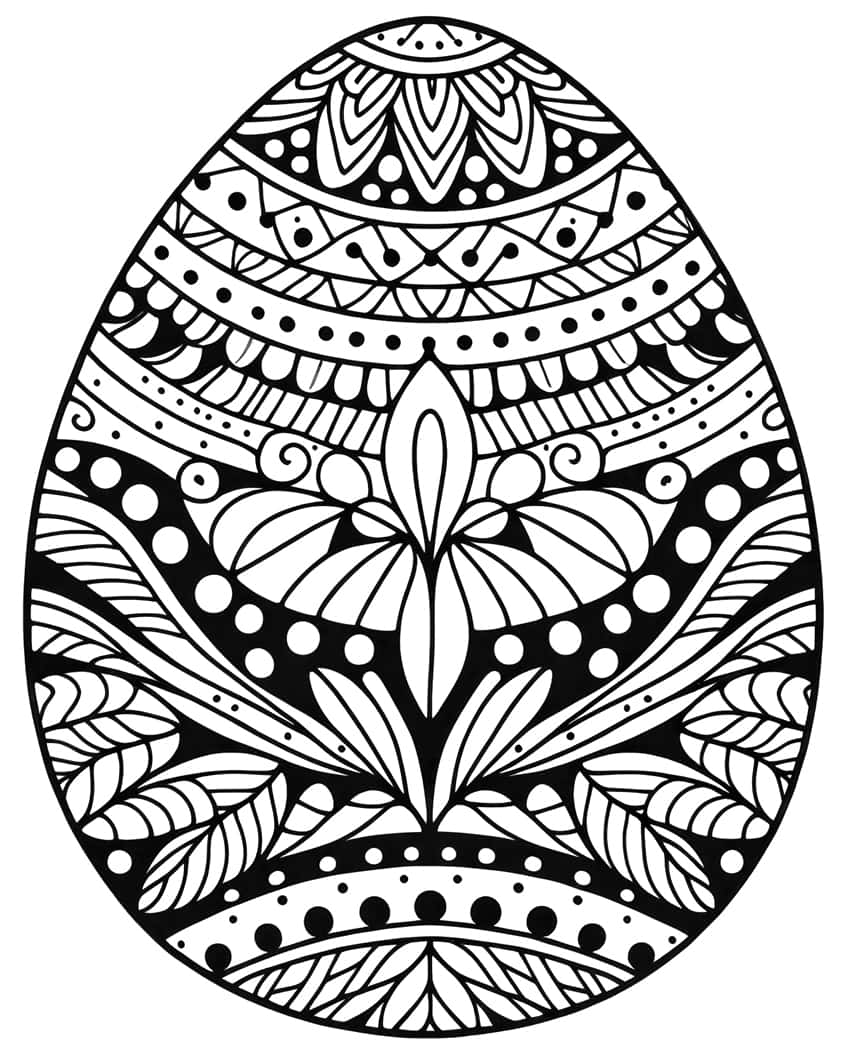 192+ Chicken Easter Coloring Pages Printable 140