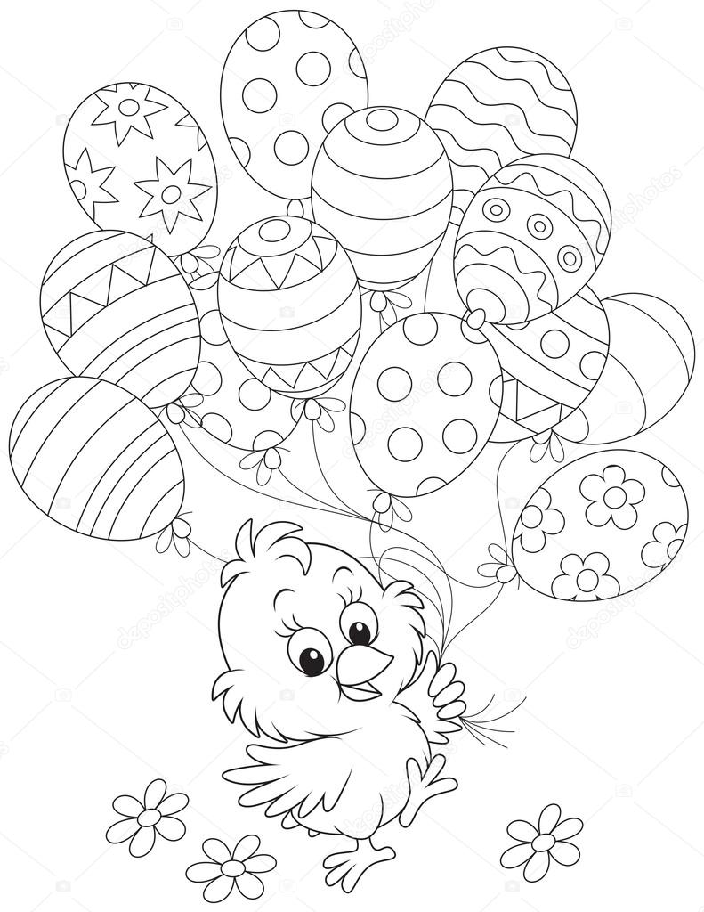 192+ Chicken Easter Coloring Pages Printable 145