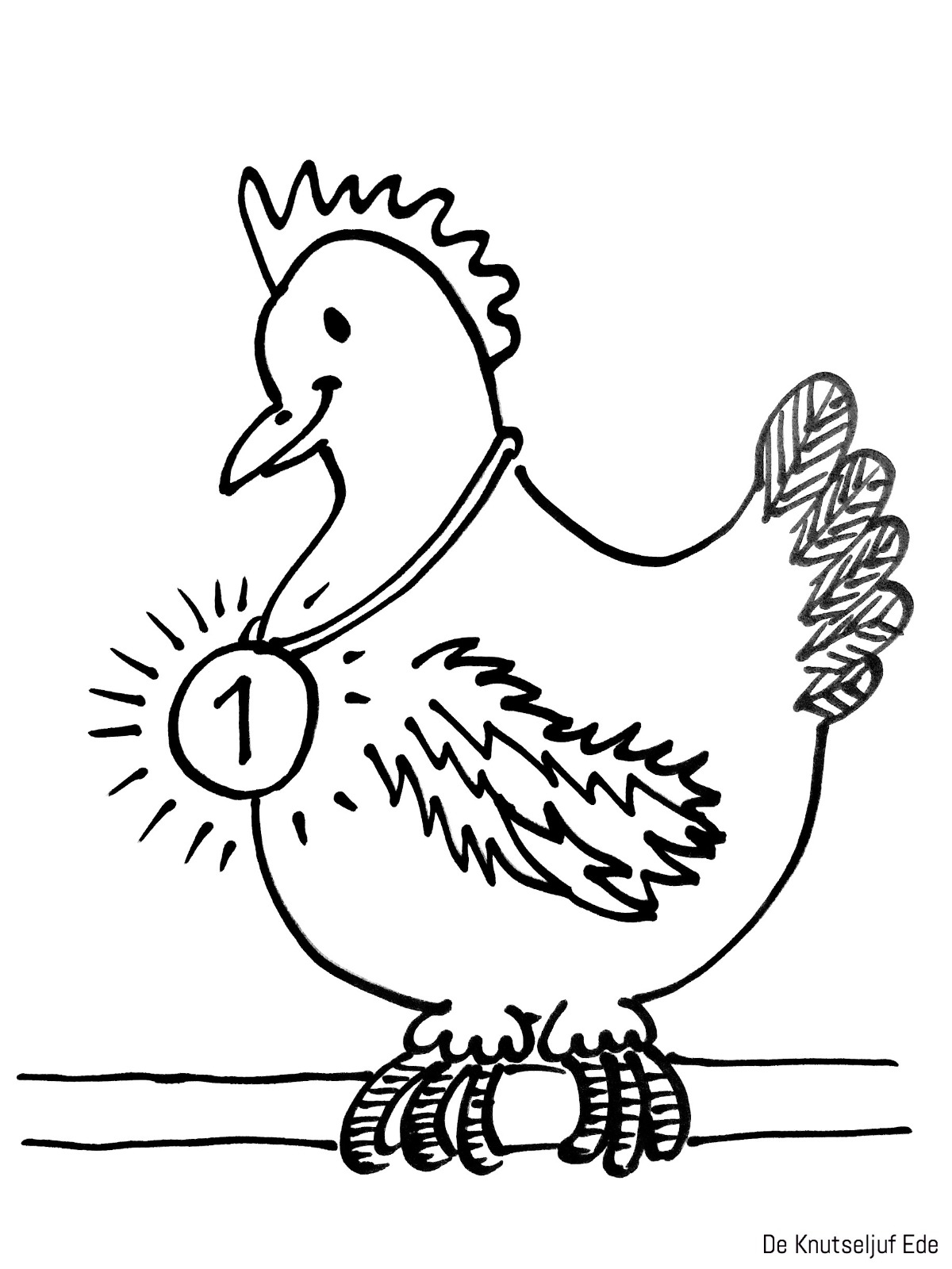 192+ Chicken Easter Coloring Pages Printable 150