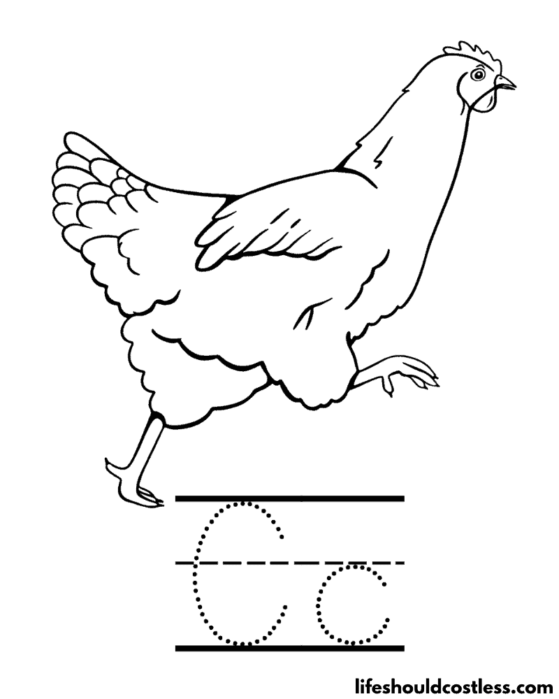 192+ Chicken Easter Coloring Pages Printable 174