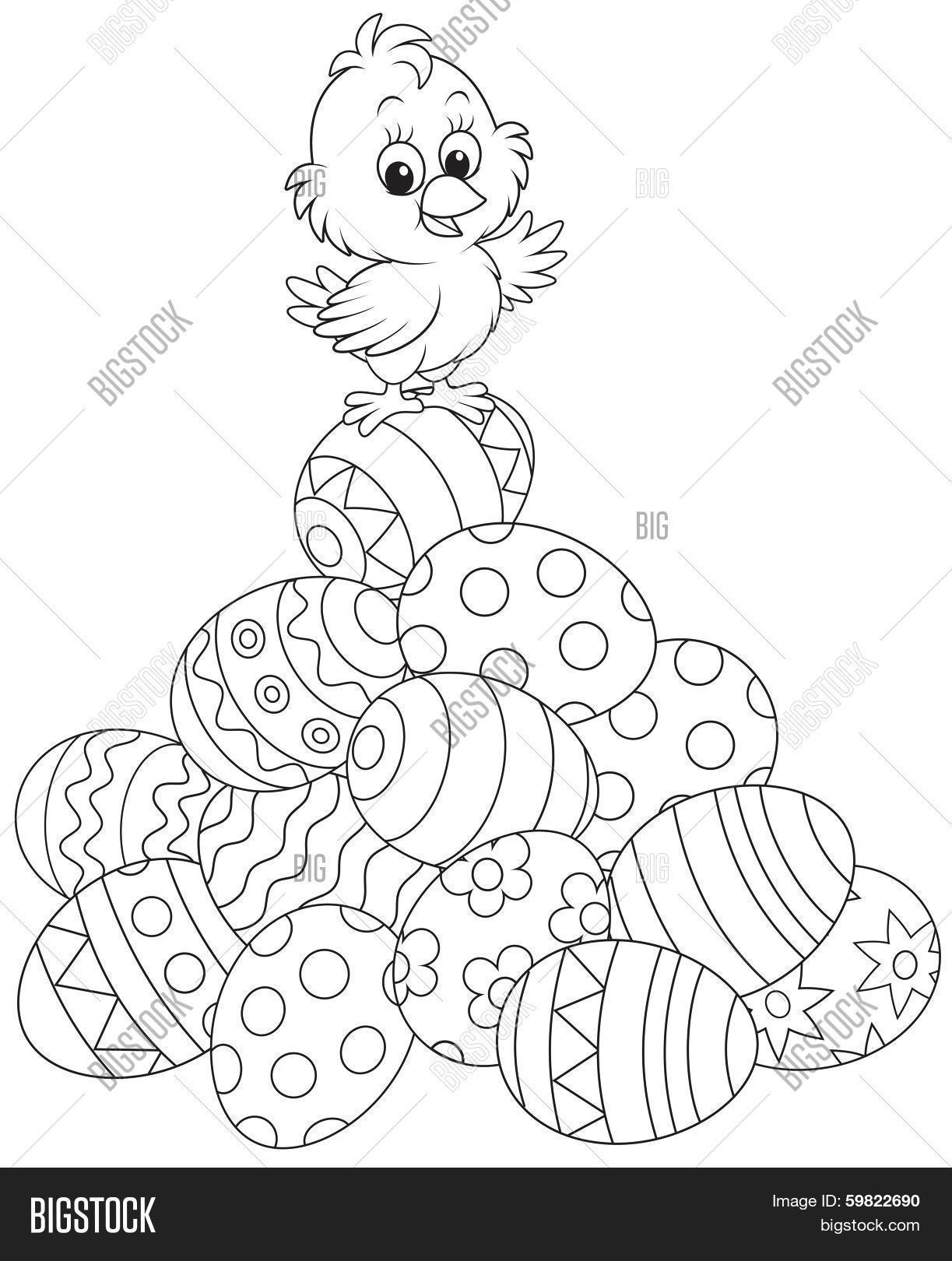 192+ Chicken Easter Coloring Pages Printable 185