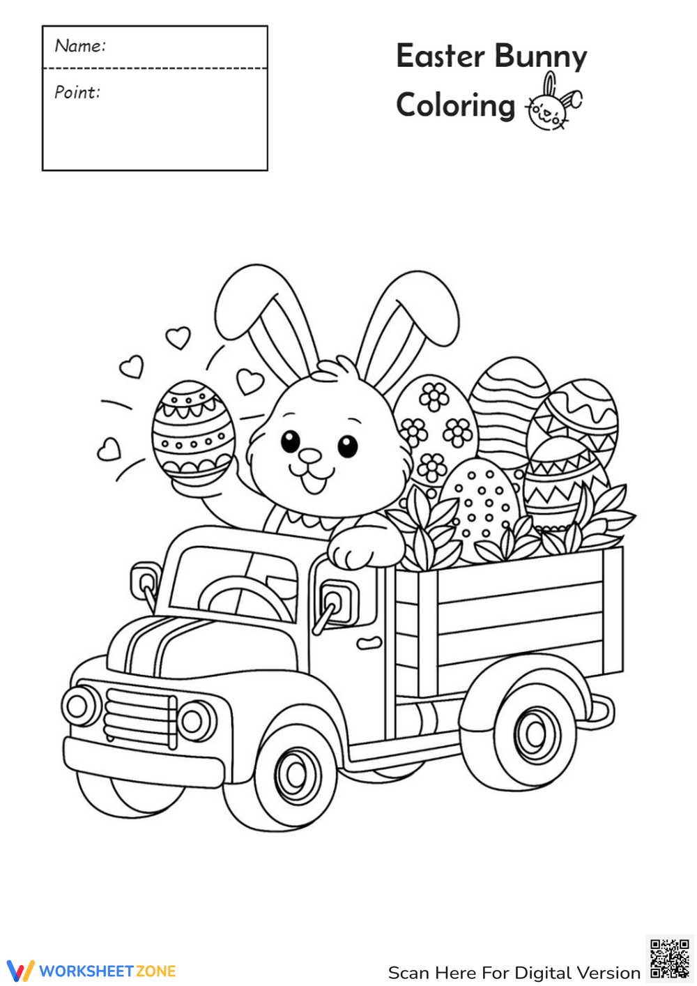 192+ Chicken Easter Coloring Pages Printable 192