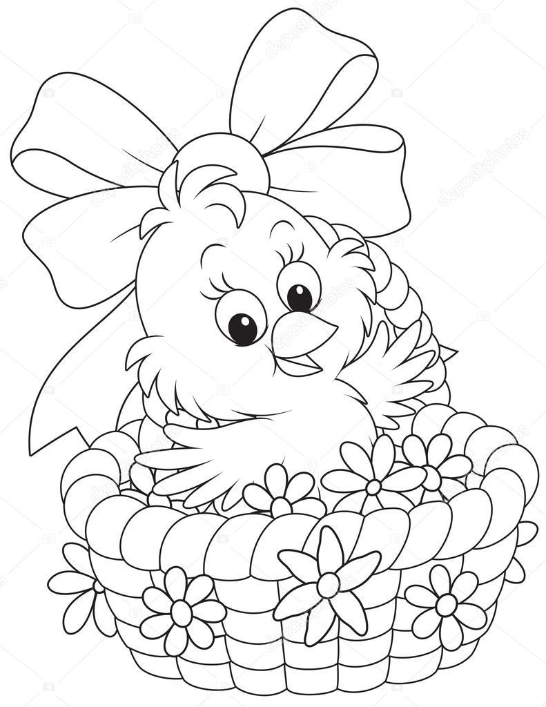 192+ Chicken Easter Coloring Pages Printable 195