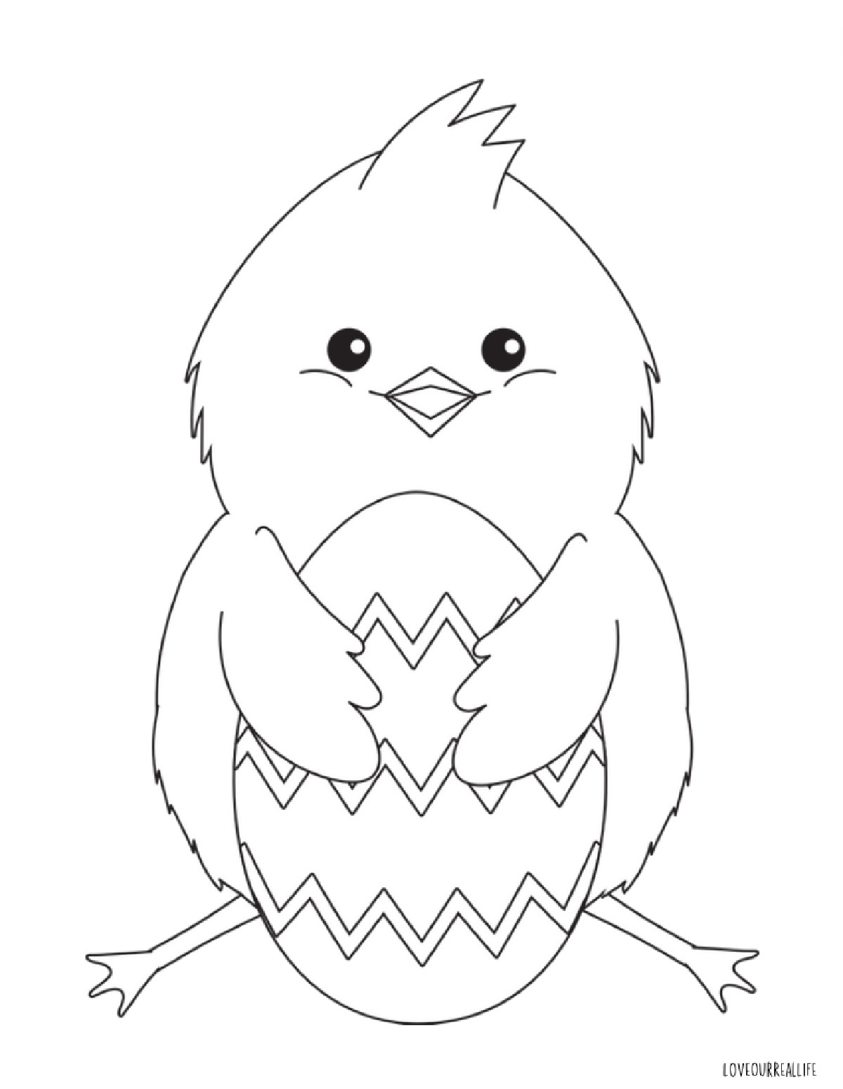 192+ Chicken Easter Coloring Pages Printable 20