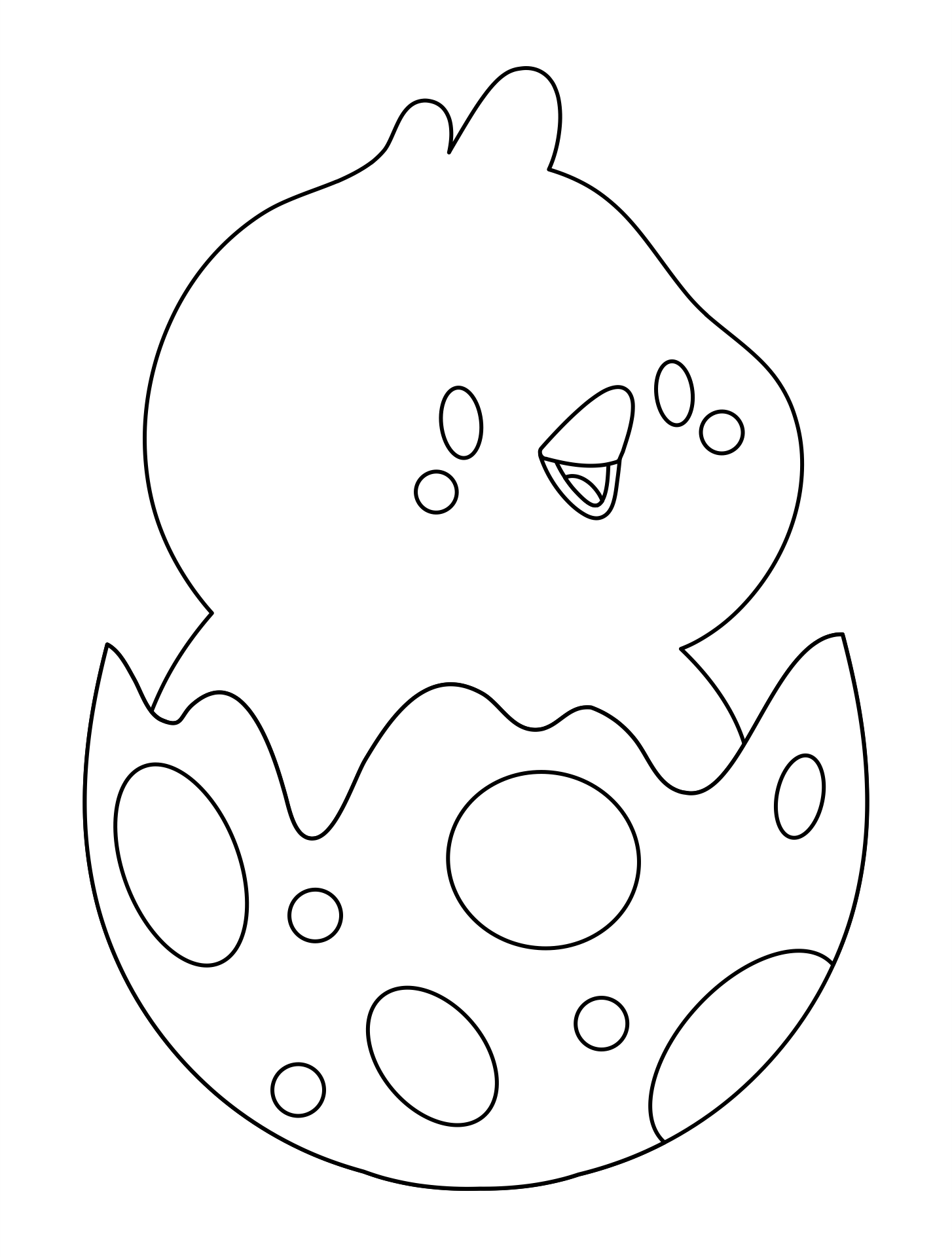 192+ Chicken Easter Coloring Pages Printable 200