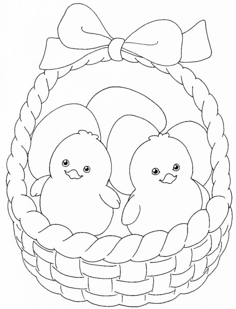 192+ Chicken Easter Coloring Pages Printable 24