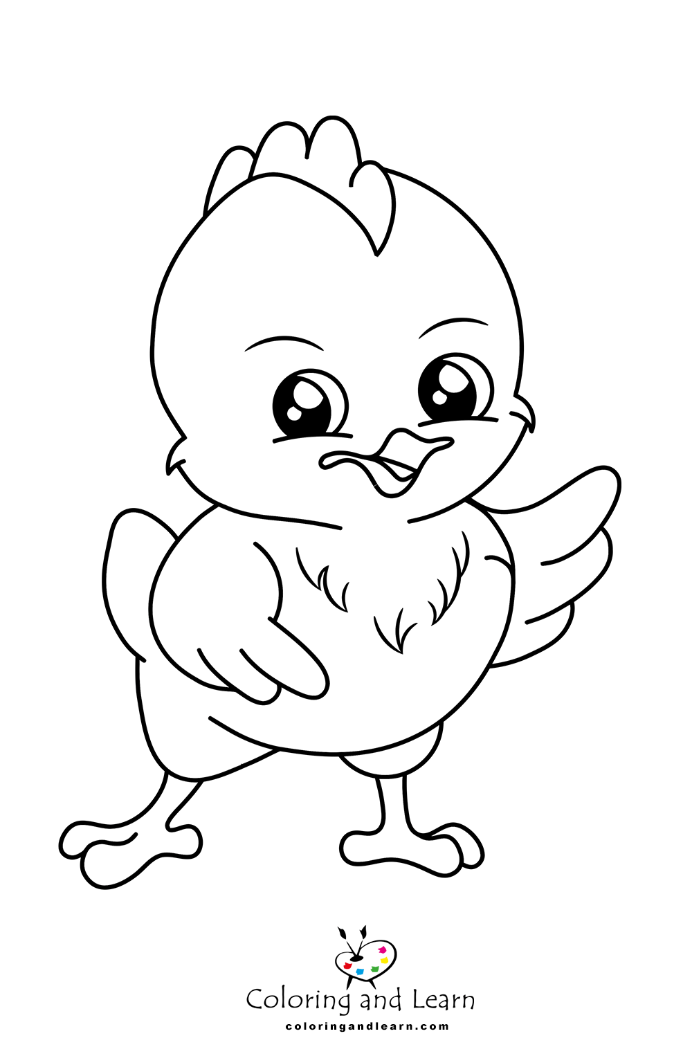 192+ Chicken Easter Coloring Pages Printable 27