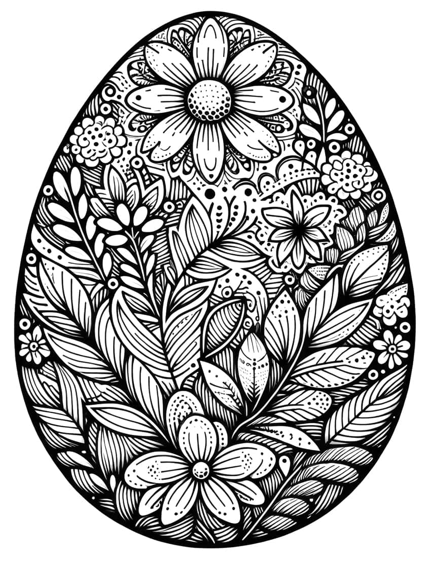 192+ Chicken Easter Coloring Pages Printable 28