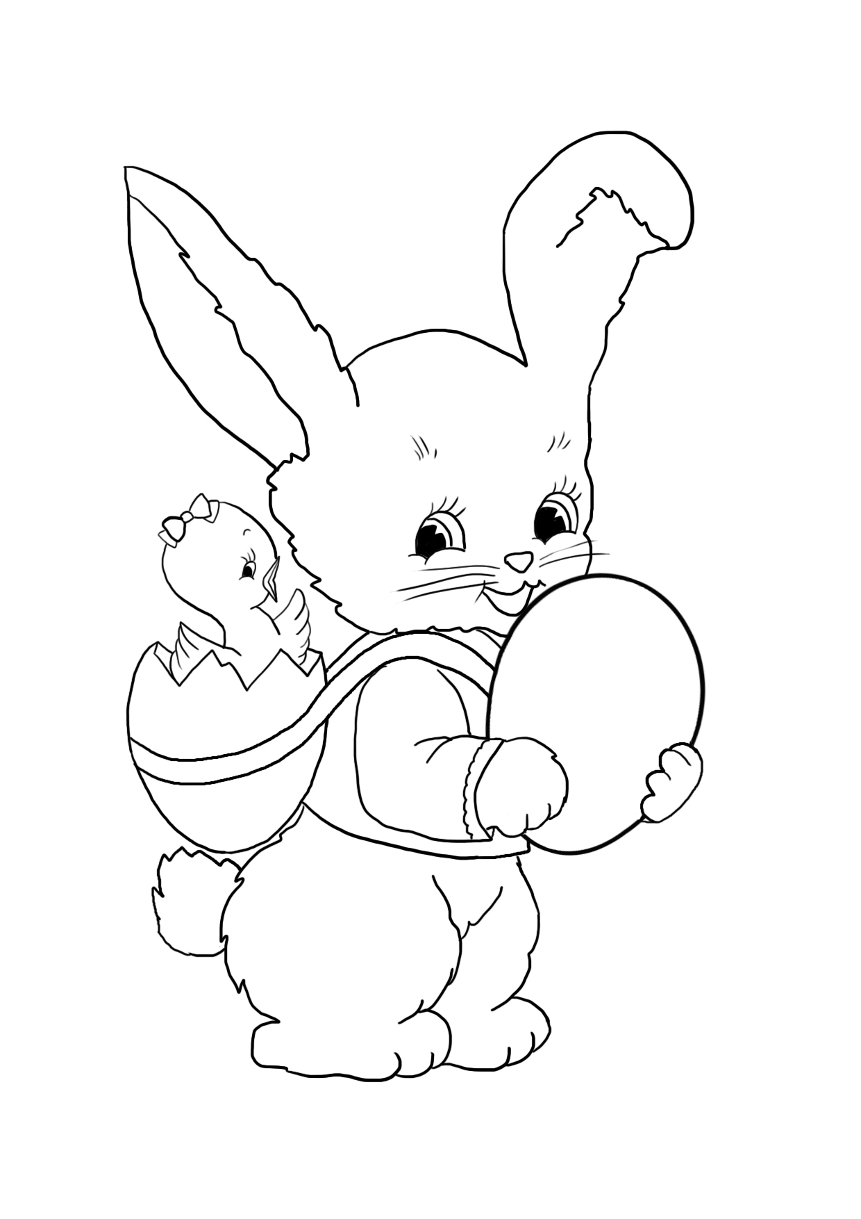 192+ Chicken Easter Coloring Pages Printable 32