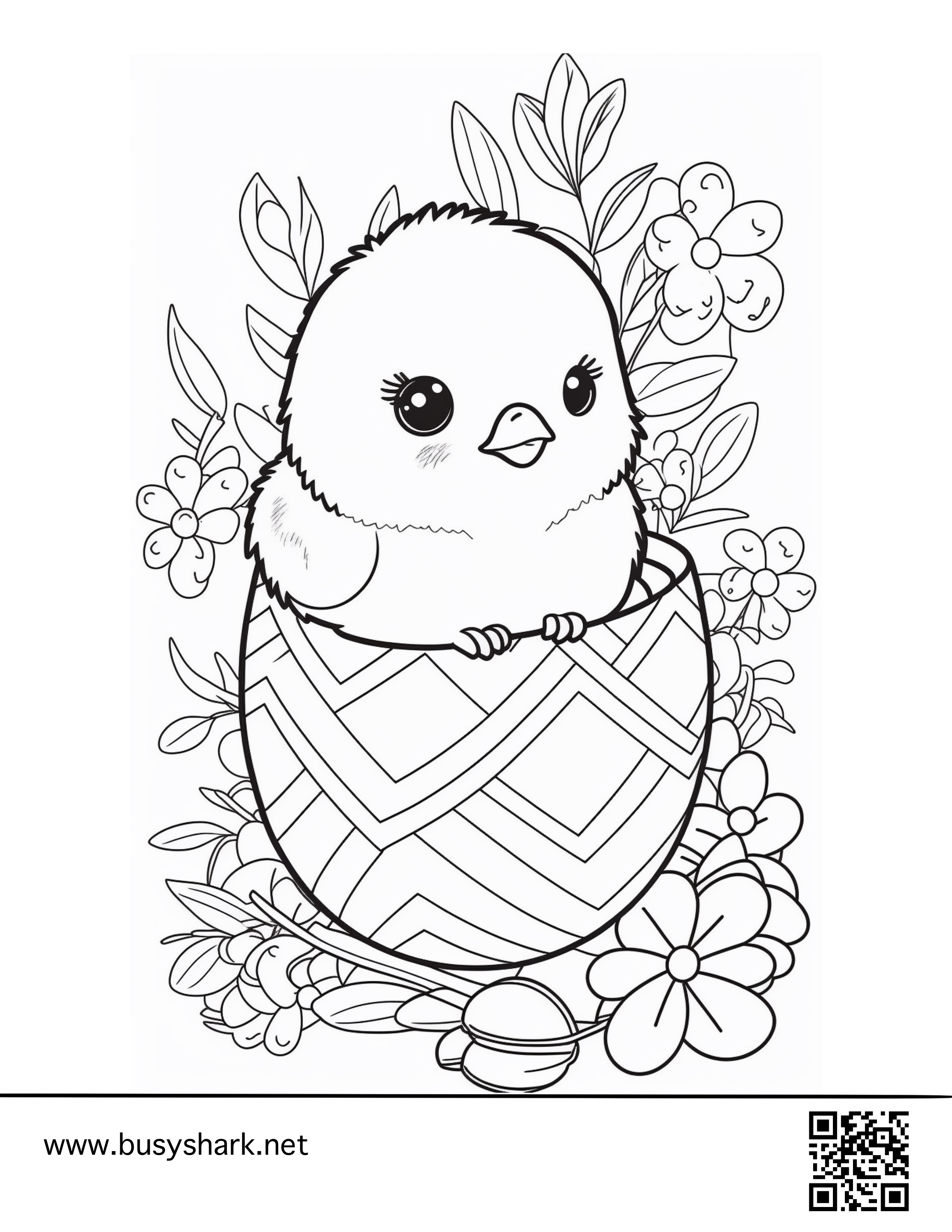 192+ Chicken Easter Coloring Pages Printable 4