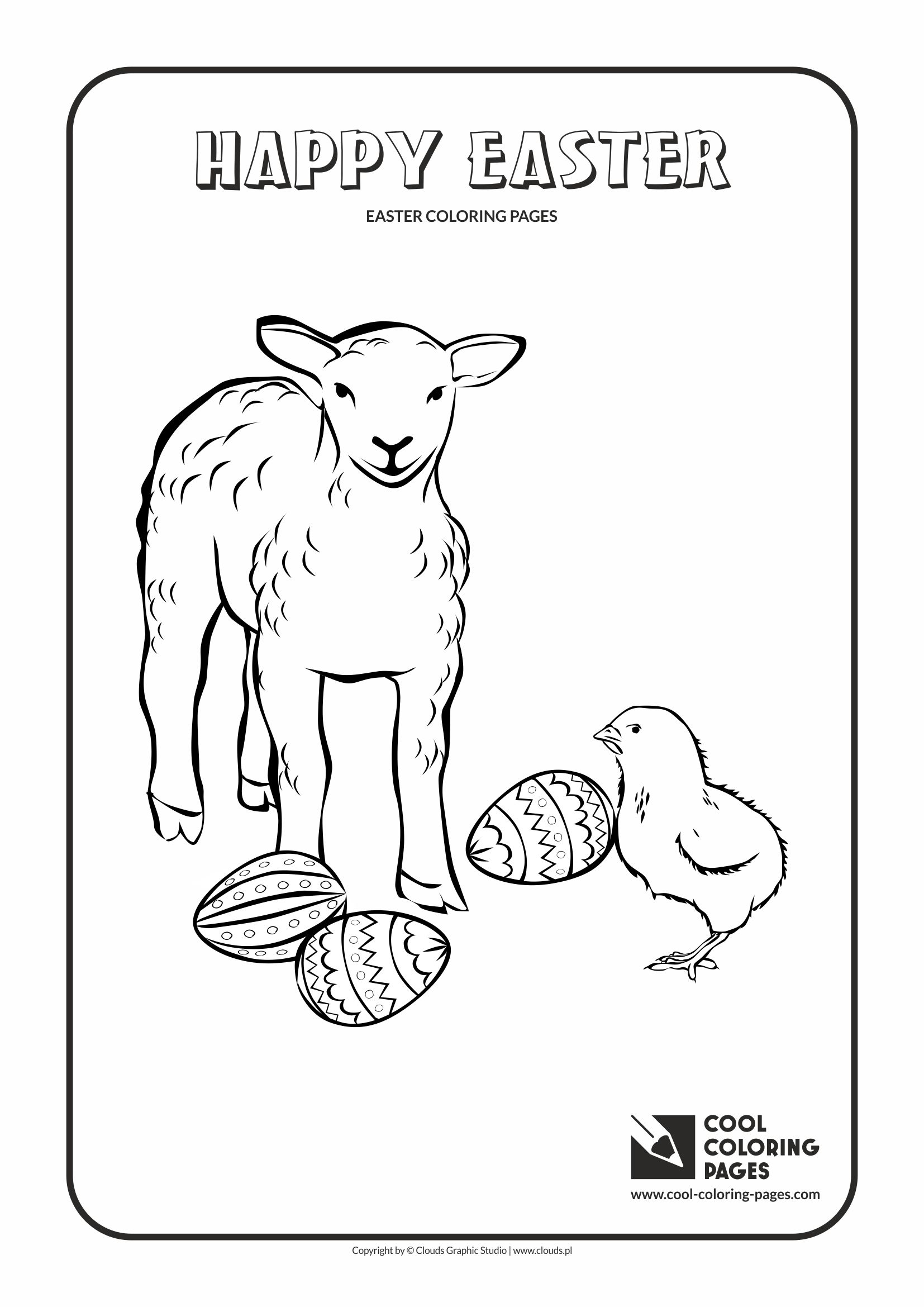 192+ Chicken Easter Coloring Pages Printable 44