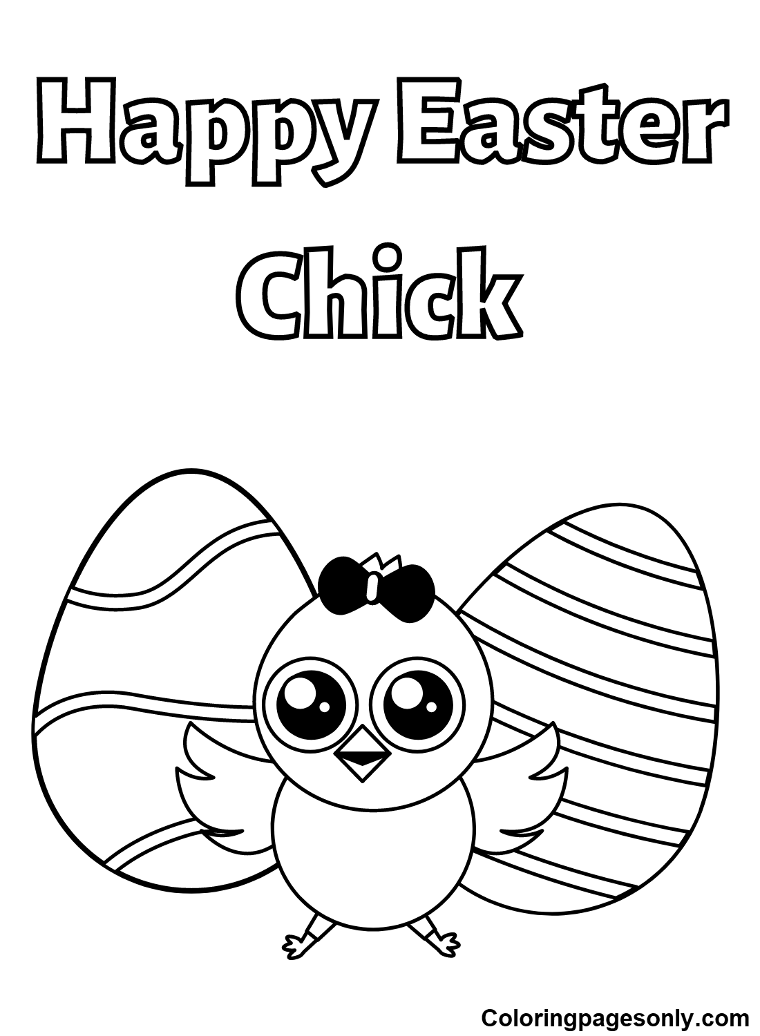 192+ Chicken Easter Coloring Pages Printable 49