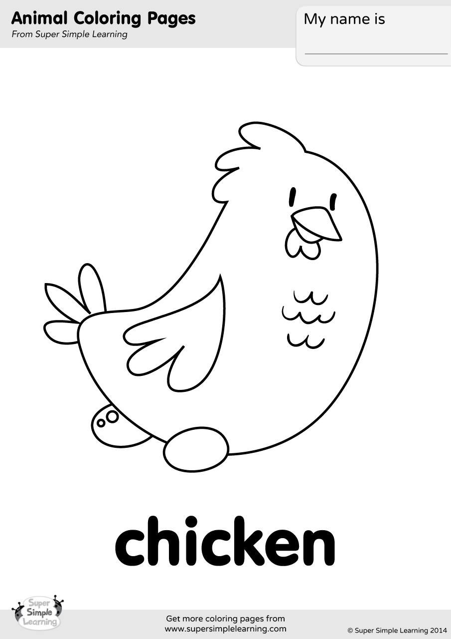 192+ Chicken Easter Coloring Pages Printable 59