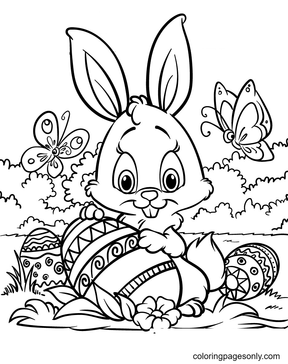 192+ Chicken Easter Coloring Pages Printable 60