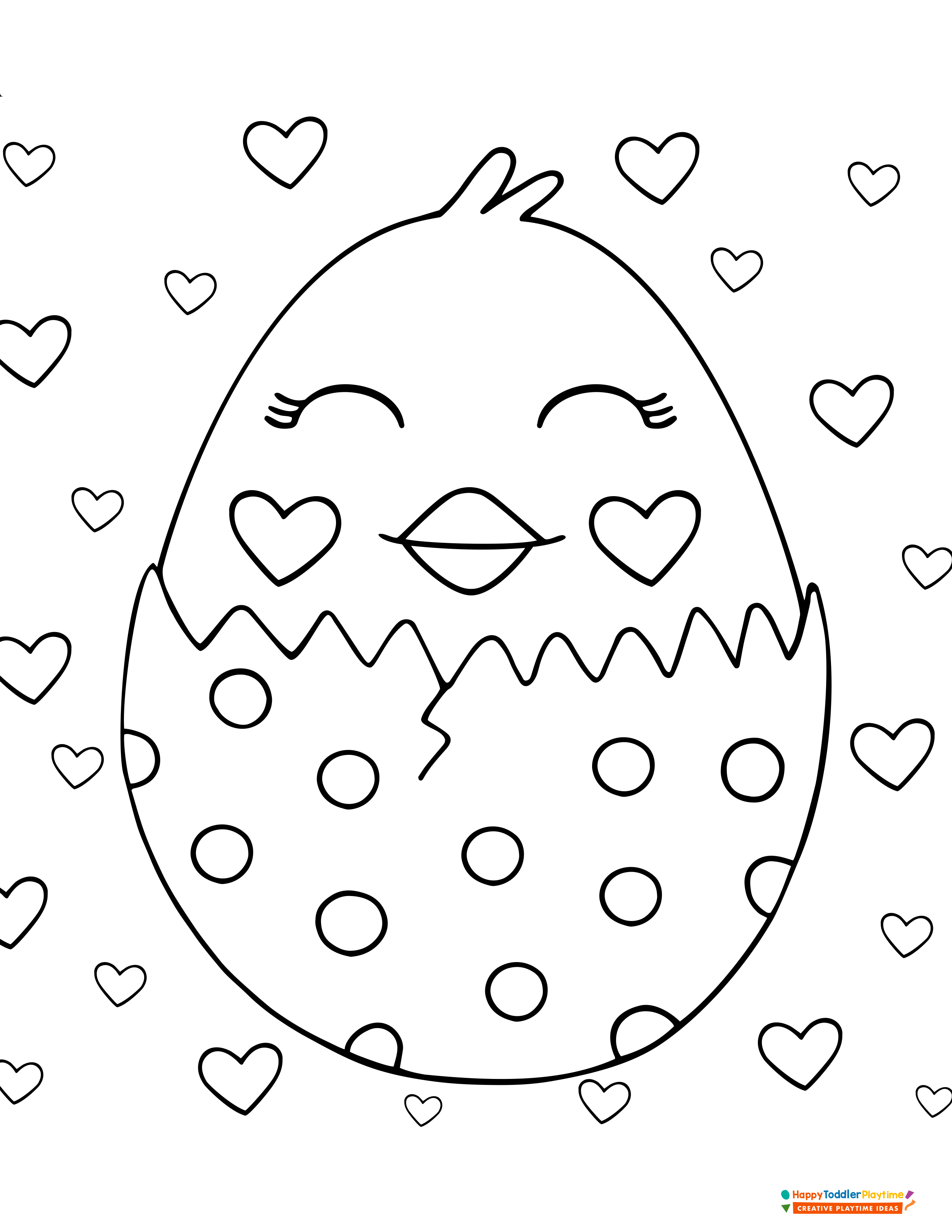 192+ Chicken Easter Coloring Pages Printable 69