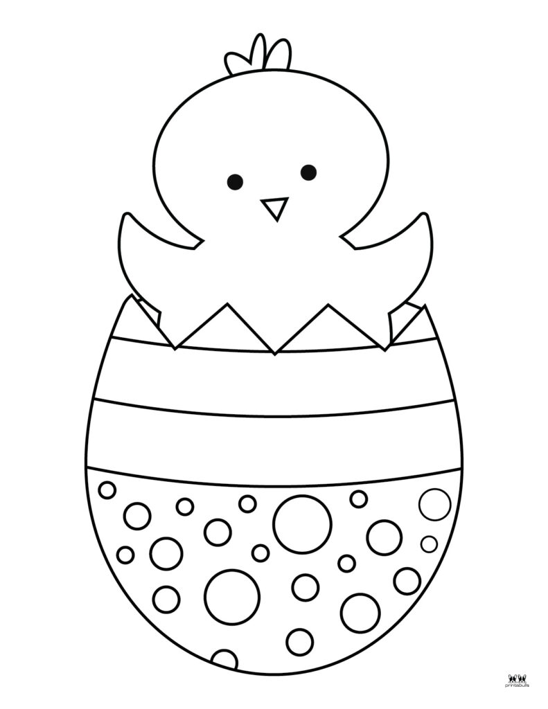 192+ Chicken Easter Coloring Pages Printable 8