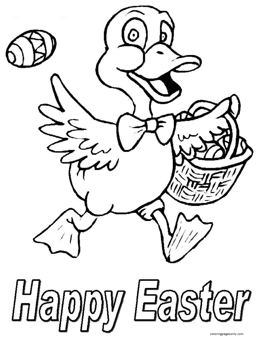 192+ Chicken Easter Coloring Pages Printable 93