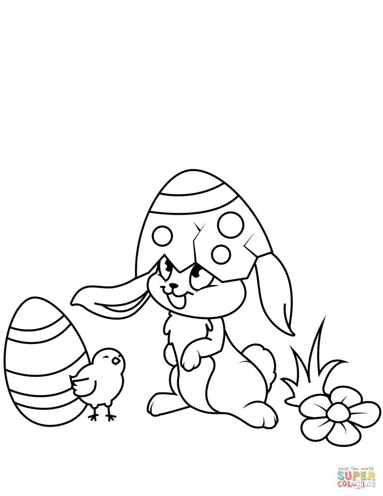 192+ Chicken Easter Coloring Pages Printable 98