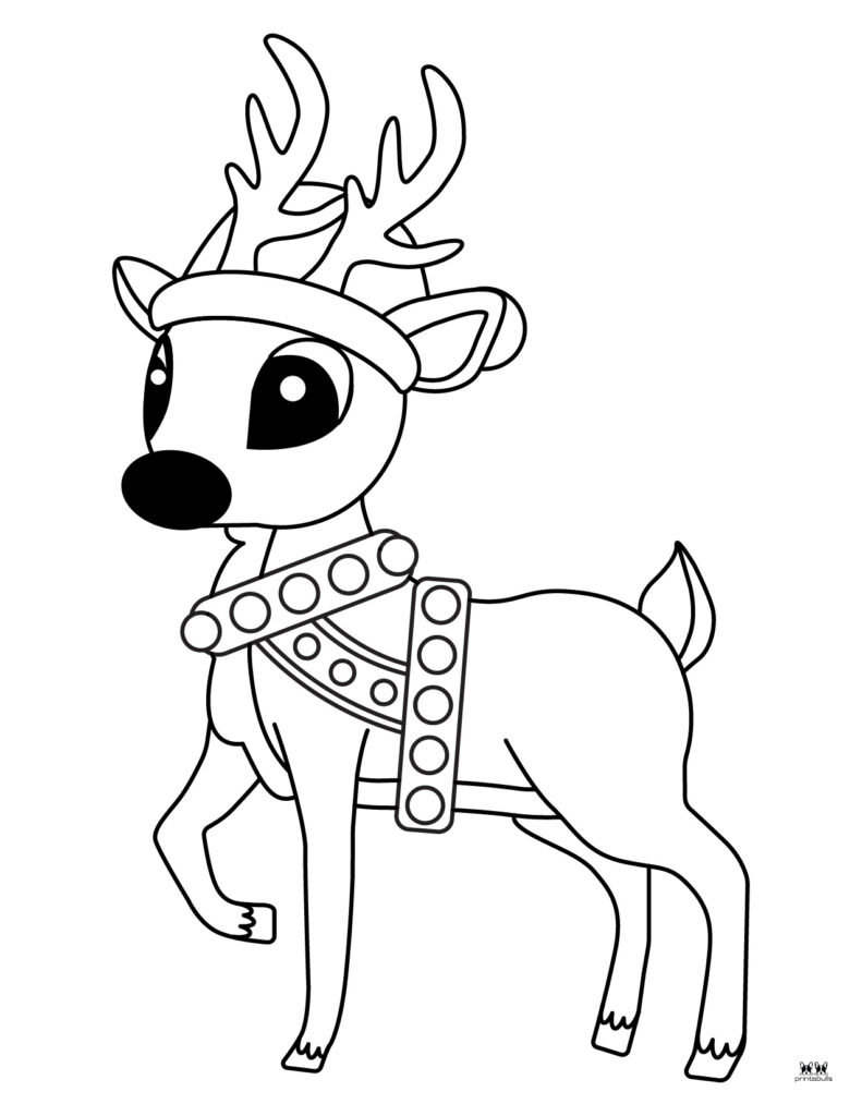 195+ Coloring Page of a Deer Printable 112