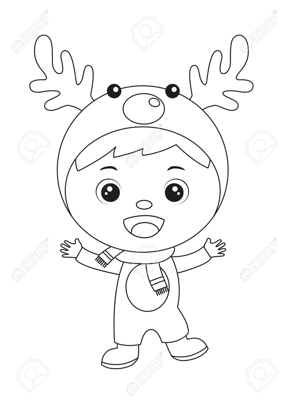 195+ Coloring Page of a Deer Printable 124