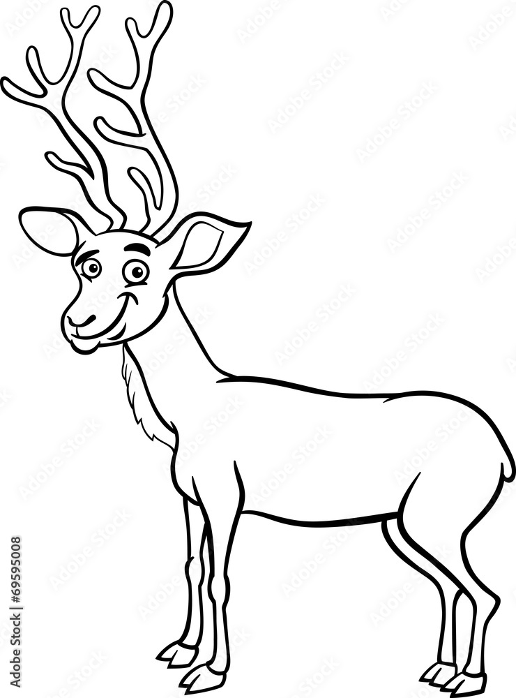 195+ Coloring Page of a Deer Printable 141